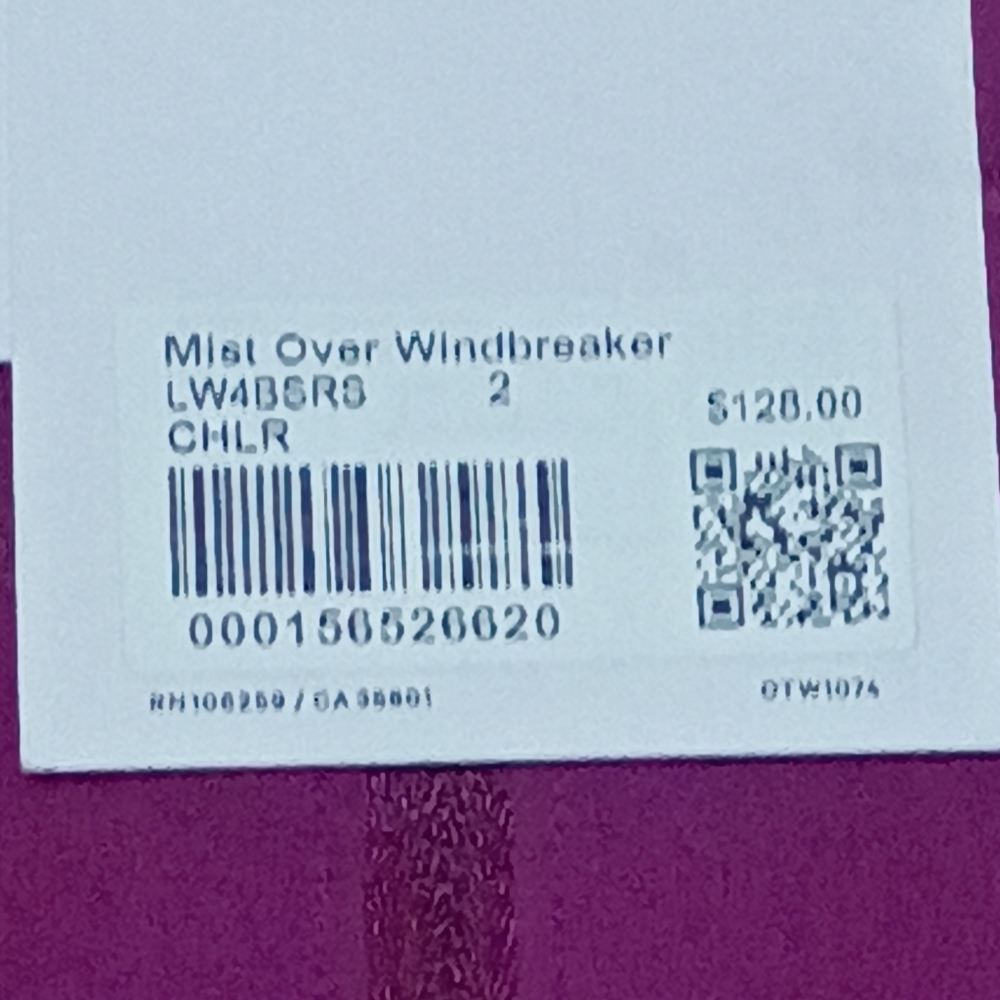 NWT Lululemon Mist Over Windbreaker - Chilled Grape - Picture 7 of 7